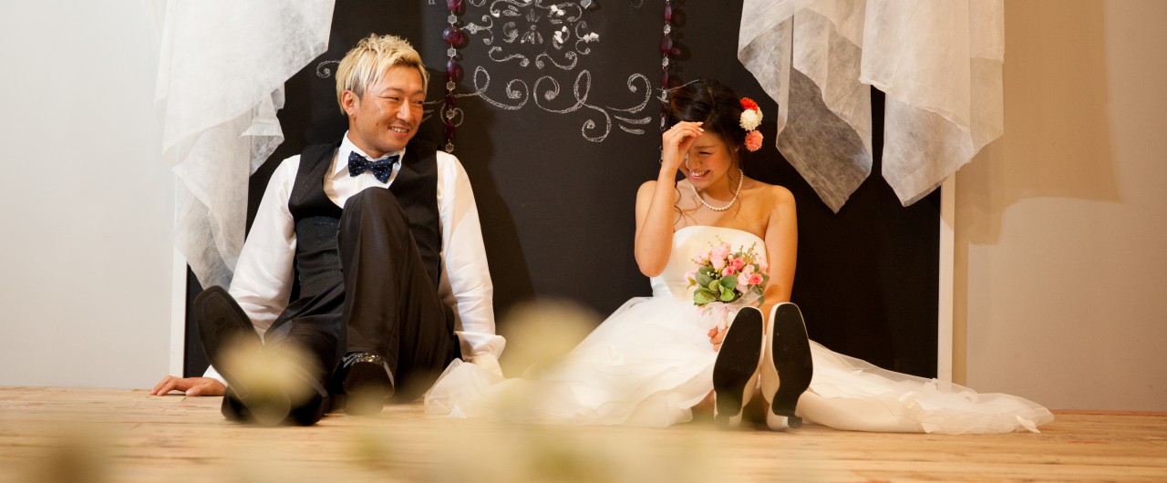 フォトウェディング 新潟県 三条燕ic近くフォトスタジオ 写真館ウスタで結婚式の撮影を